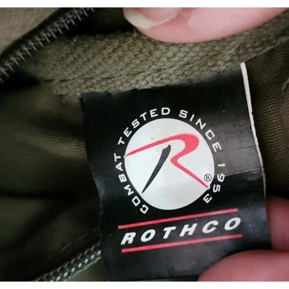 Rothco Canvas Messenger Bag Olive Drab Tactical Grunge Crossbody Gorpcore Y2K